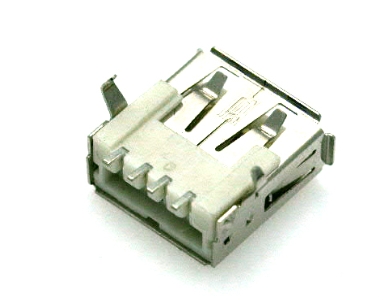 USB A TYPE 4P FEMALE SMD(가이드 DIP)